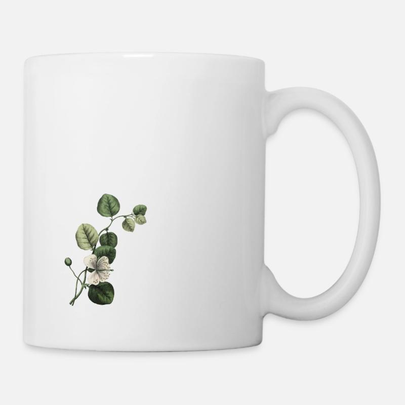 Nummer 73 Blumengrün - 73. Blumengeburtstag - Tasse - Weiß