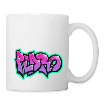 PEDRO graffiti sweatshirt cap teeshirt - Mug - white - Right