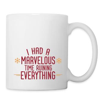 J’ai passé un moment merveilleux à tout gâcher 2 - Mug blanc - blanc - Droite