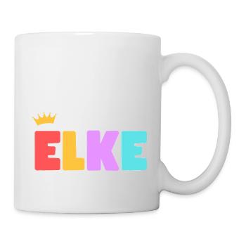 Elke! Personalisierbar - Tasse - Weiß - Rechts