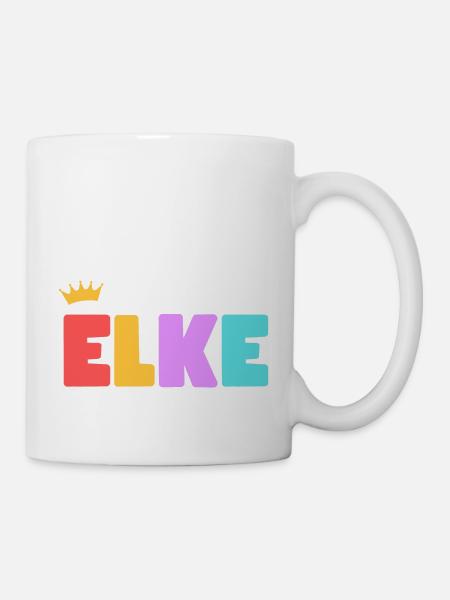 Elke! Personnalisable - Mug blanc - blanc