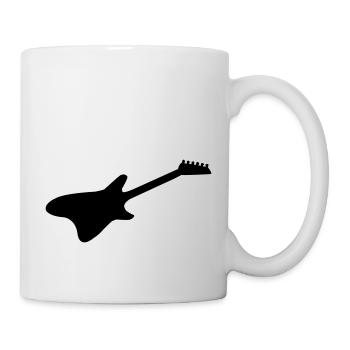 E Guitare 01 - Mug blanc - blanc - Droite