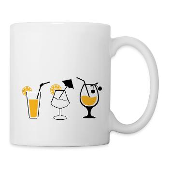 Cocktails - Mug blanc - blanc - Droite