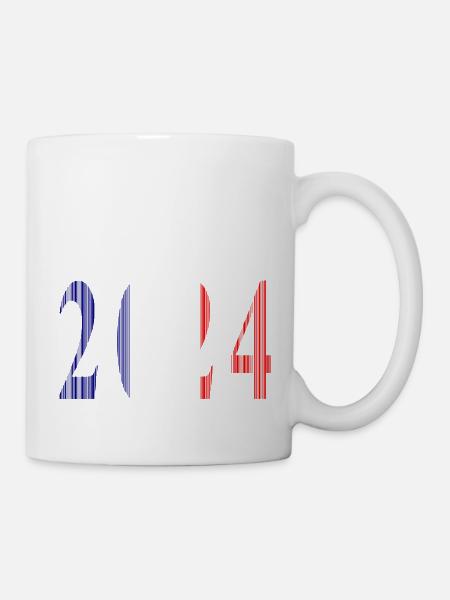 2024 Blau Weiß Rot - Tasse - Weiß