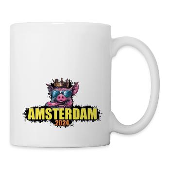 Cochon d’Amsterdam 2024 - Mug blanc - blanc - Droite