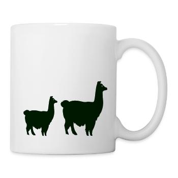 Llama Silhouette - Mug - white - Right