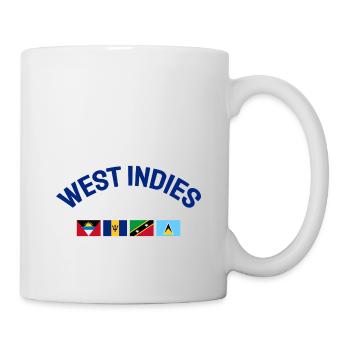 West Indies Flags - Karibik - Caribbean - Flaggen - Mug - white - Right