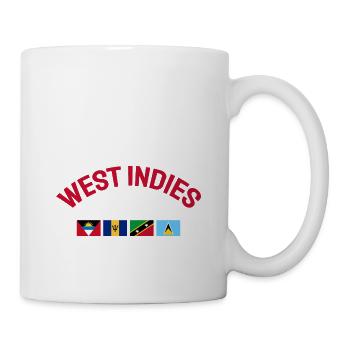 West Indies Flags - Karibik - Caribbean - Flaggen - Mug - white - Right