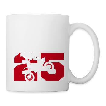Moto 25 biker - Mug - white - Right