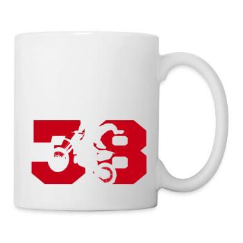 Moto 38 biker - Mug - white - Right