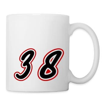 38 Symbole numérique - Mug blanc - blanc - Droite