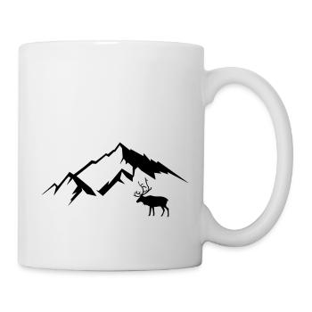 Berg Reh 01 - Mug blanc - blanc - Droite