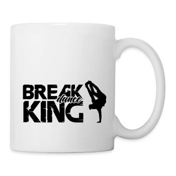 break dance king - Tasse - Weiß - Rechts