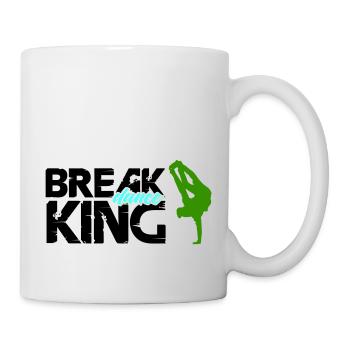 break dance king - Tasse - Weiß - Rechts