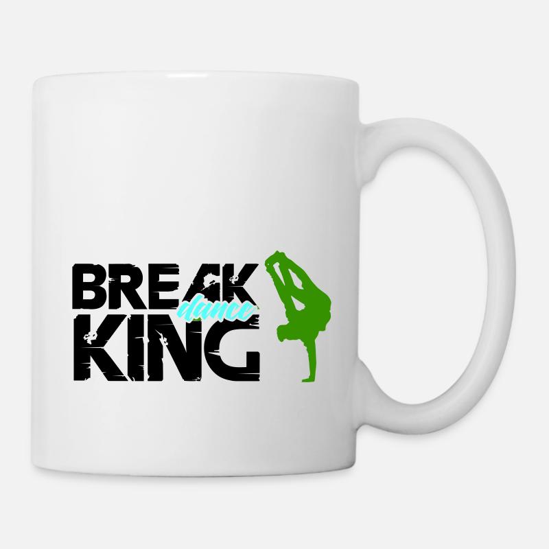 break dance king - Tasse - Weiß