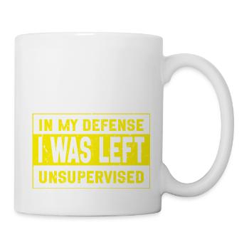 I was left unsupervised - Mug - white - Right