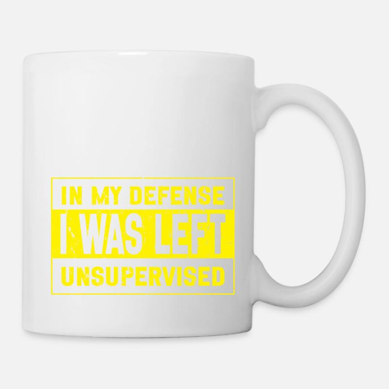 I was left unsupervised - Mug - white