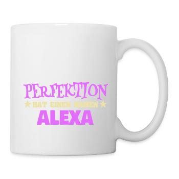 Frauenname Alexa - Tasse - Weiß - Rechts