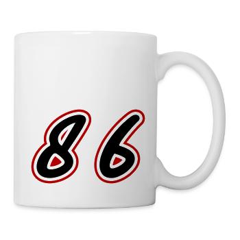 86 Number Symbol - Mug - white - Right