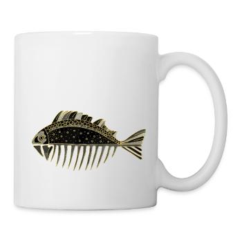 Poisson - Mug blanc - blanc - Droite