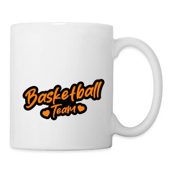 Équipe de basket-ball - Mug blanc - blanc - Droite