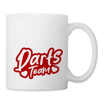 Darts Team - Tasse - Weiß - Rechts