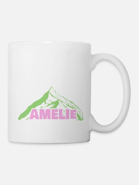 Bergsteigen Amelie - Tasse - Weiß
