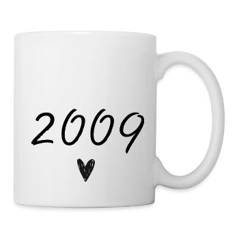 Herzjubiläum 2009 - Tasse - Weiß - Rechts