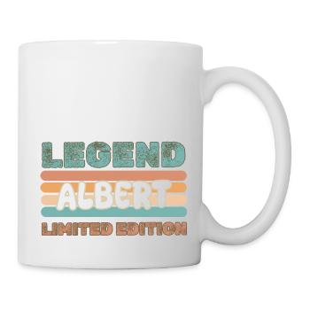 Vorname Albert - Tasse - Weiß - Rechts
