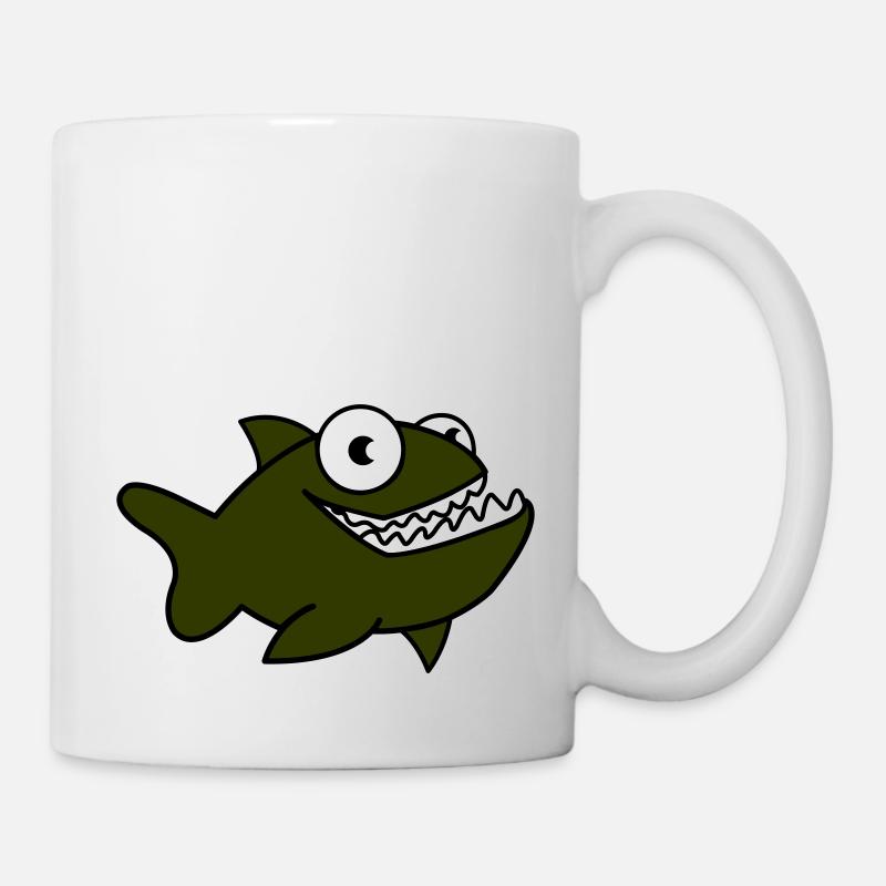 Piranha 01 - Mug blanc - blanc