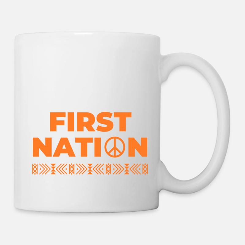 Première Nation autochtone États-Unis - Mug blanc - blanc