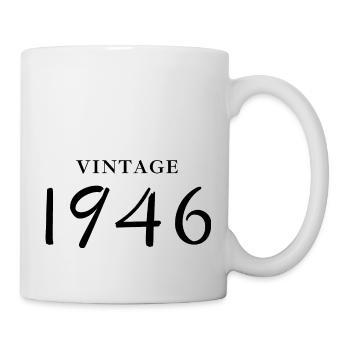 Vintage 1946 - Birthday Gift Idea - Mug - white - Right