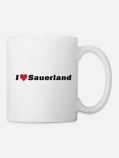I Love Sauerland - Tasse - Weiß