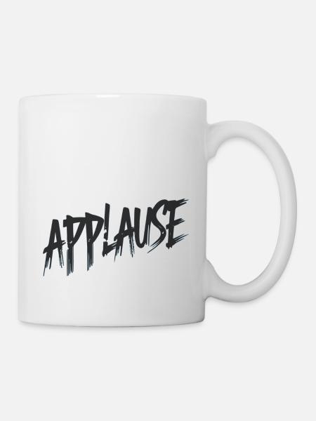 applaus - Tasse - Weiß