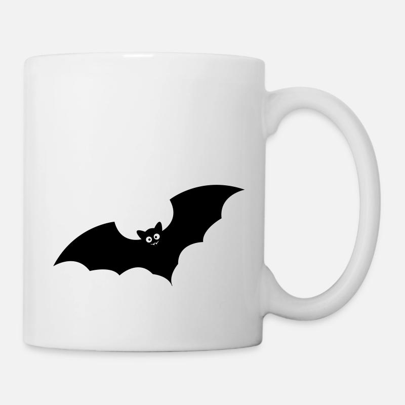 fledermaus - Tasse - Weiß