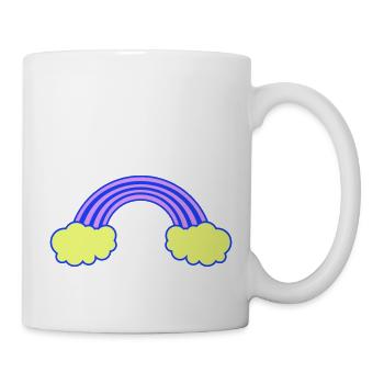 arc-en-ciel - Mug blanc - blanc - Droite