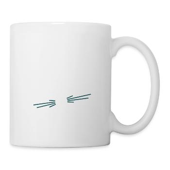 Dédicace à personne - Mug blanc - blanc - Droite