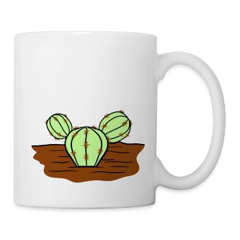 Kaktus Stacheln Wüste Kakteengewächs Cool Kakteen - Tasse - Weiß - Rechts