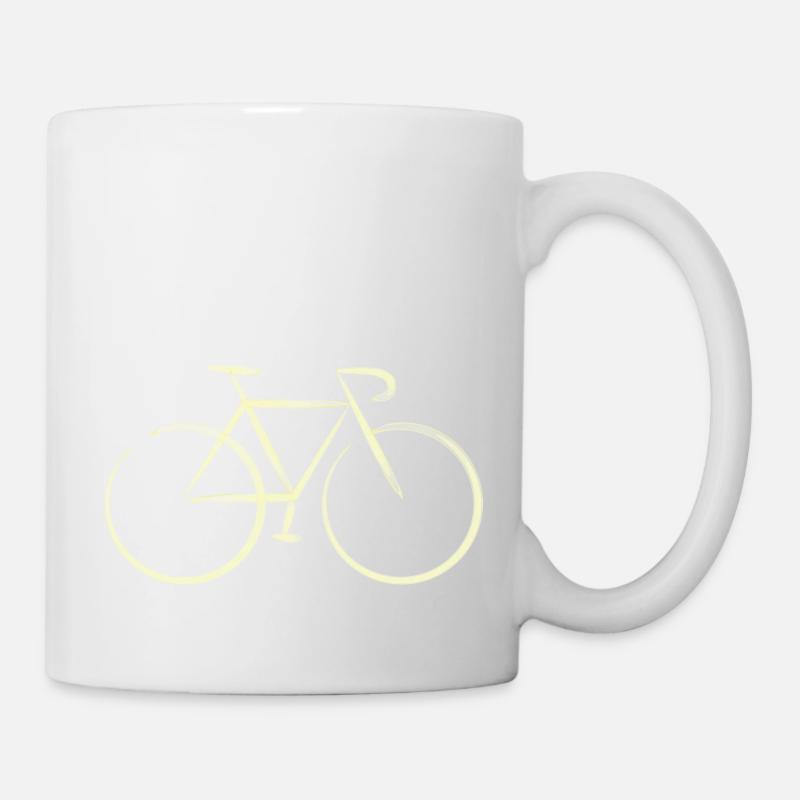 Wasserzeichen-Creme - Tasse - Weiß