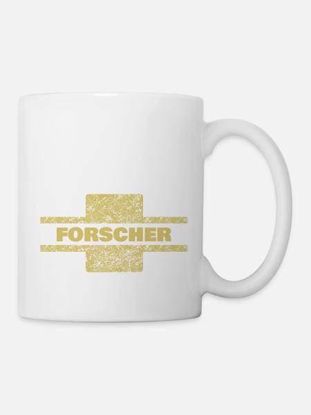 Forscher als Beruf - Tasse - Weiß