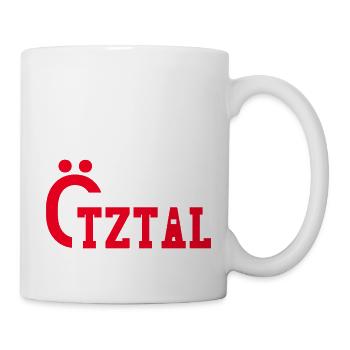 Ötztal red text - Mug - white - Right