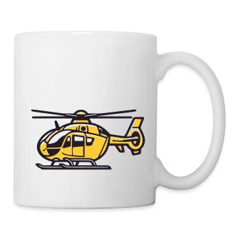 Rescue helicopter - Mug - white - Right