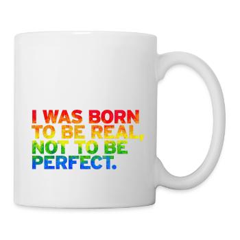 Be original vector design symbol retro quote label - Mug - white - Right