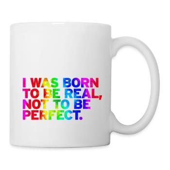 Be original vector design symbol retro quote label - Mug - white - Right