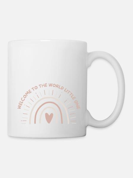 Welcome to the world little one | baby Geschenk - Tasse - Weiß
