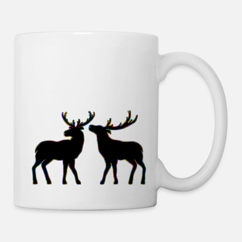 Cerf - Mug blanc - blanc