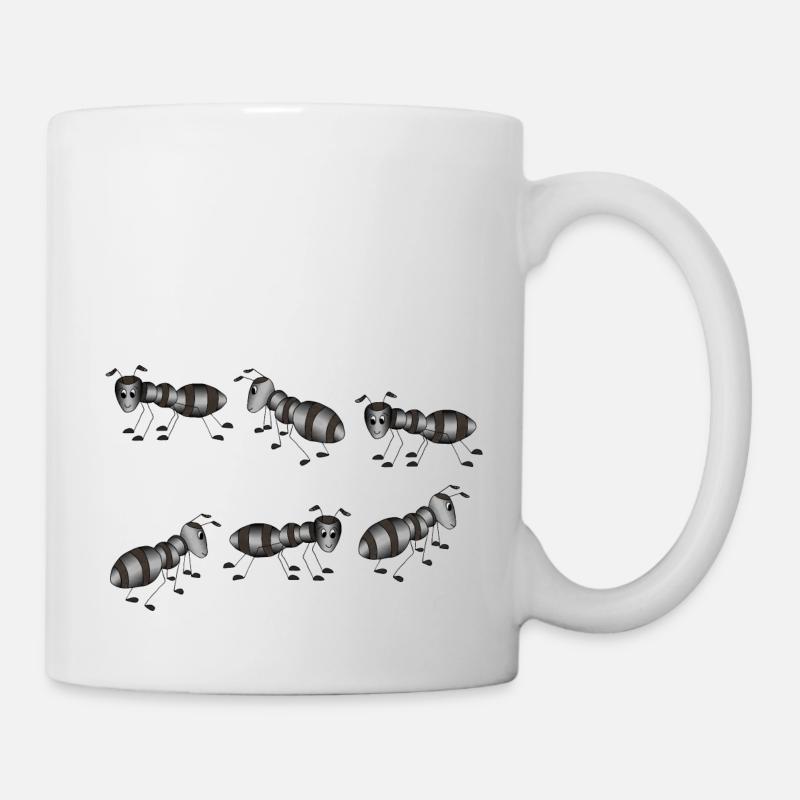 Ameisen - Tasse - Weiß