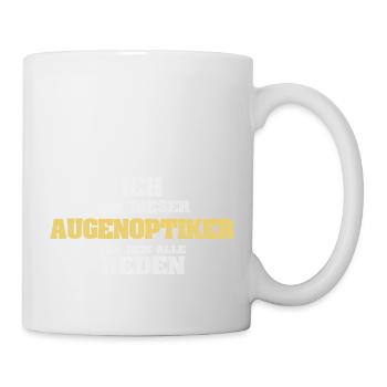 Occupation: Optician - Mug - white - Right