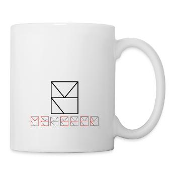MeisterLogo inkl Meisterschriftzug - Tasse - Weiß - Rechts