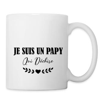 I'm a Grandpa Who Rips - Mug - white - Right